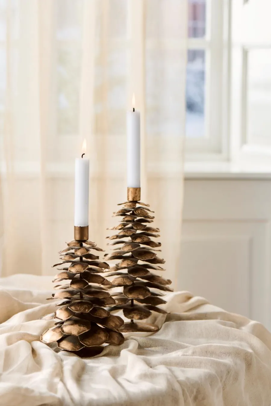 Kogle Lysestage til 2,2 cm lys fra<Ib Laursen New