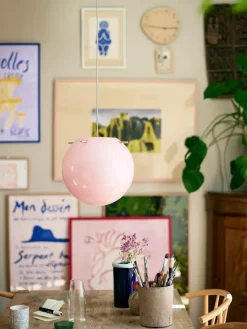 Koi Pendel, rose/brass Ø32 fra<Frandsen