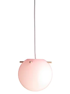 Koi Pendel, rose/brass Ø25 fra<Frandsen Hot