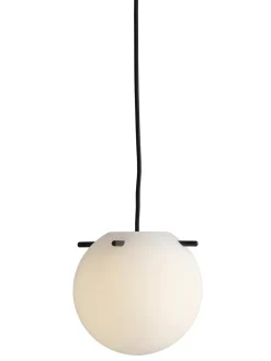 Koi Pendel, white/black Ø19 fra<Frandsen Outlet