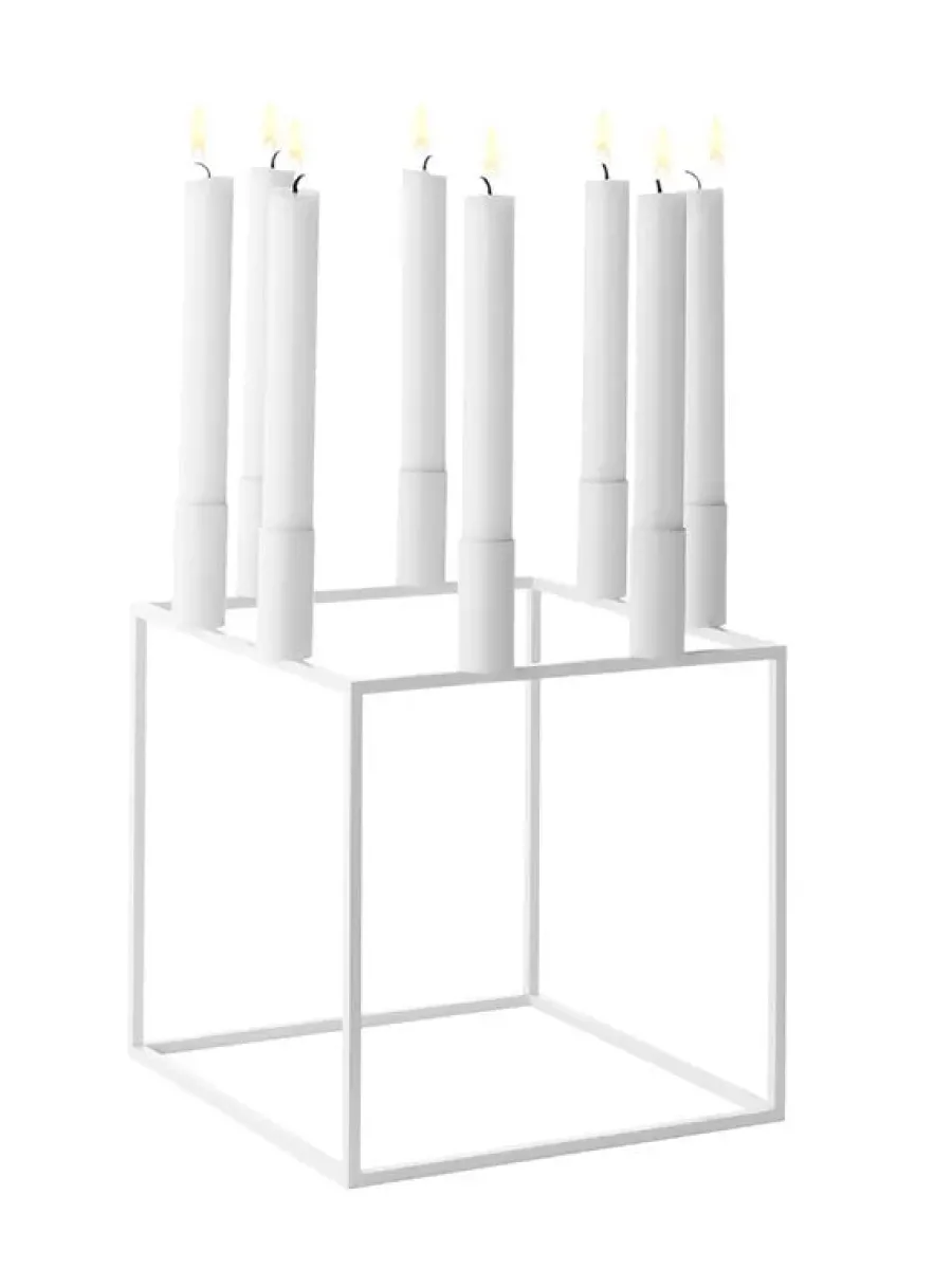 Kubus 8 Lysestage, guldbelagt fra<Audo Copenhagen New