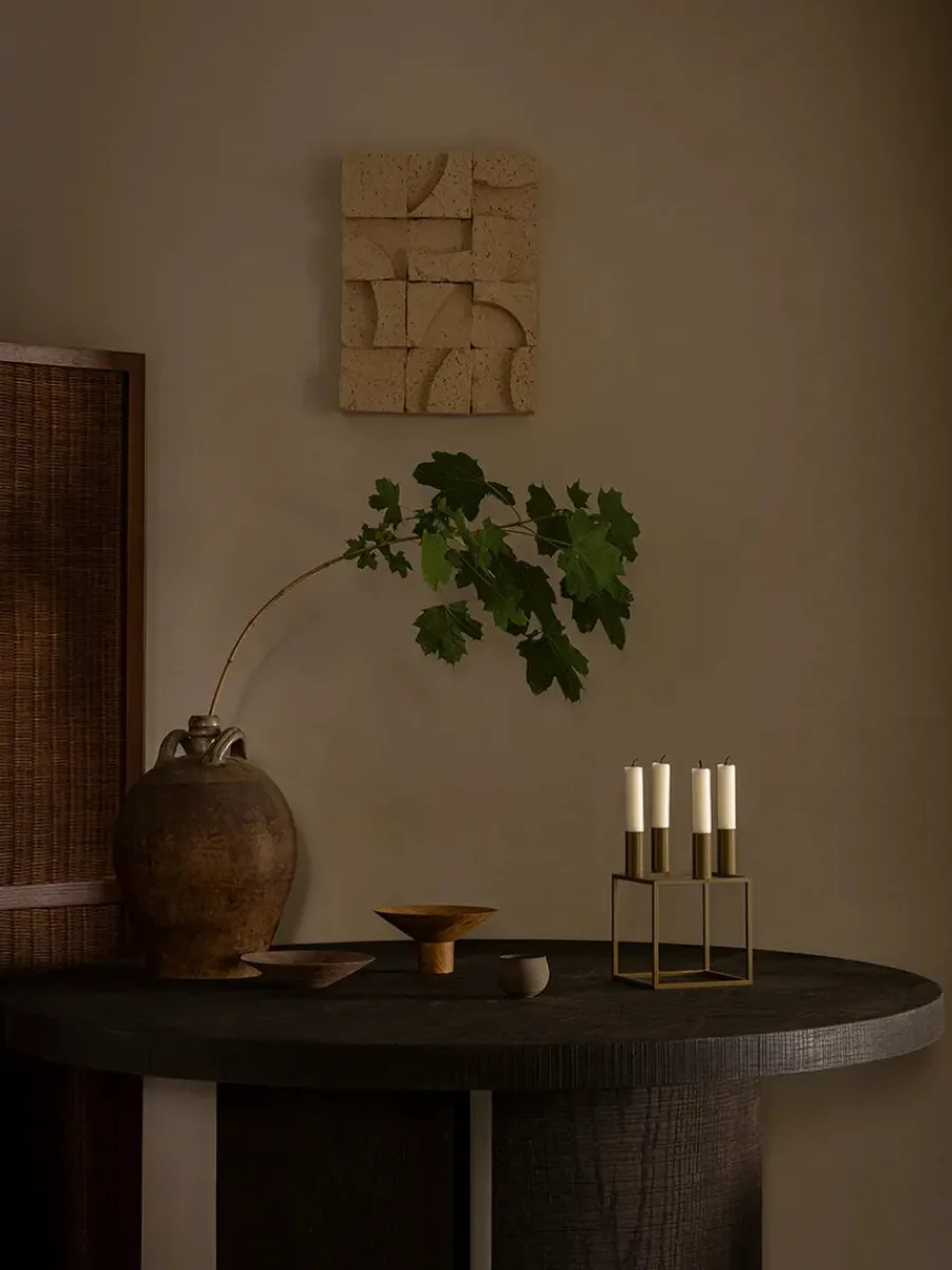 Kubus 4 Lysestage, hvid fra<Audo Copenhagen Best