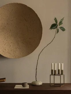 Kubus 4 Lysestage, ivory fra<Audo Copenhagen Clearance