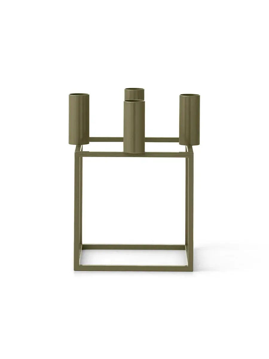 Kubus 4 Lysestage, ivory fra<Audo Copenhagen Clearance