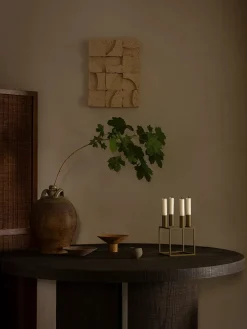 Kubus 4 Lysestage, olive fra<Audo Copenhagen New