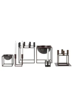 Kubus 4 Lysestage, olive fra<Audo Copenhagen New