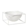 Kubus Bowl Centerpiece Large, hvid fra<Audo Copenhagen Hot