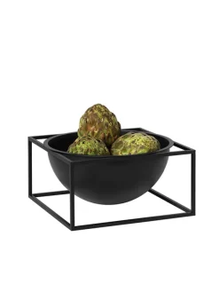 Kubus Bowl Centerpiece Large, sort fra<Audo Copenhagen Outlet