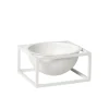 Kubus Bowl Centerpiece Small, hvid fra<Audo Copenhagen Outlet