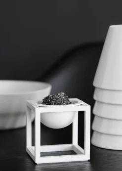 Kubus Bowl Mini sort fra<Audo Copenhagen Hot