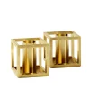Kubus Micro lysestager, guldbelagt fra<Audo Copenhagen