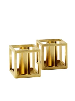 Kubus Micro lysestager, sort fra<Audo Copenhagen Clearance