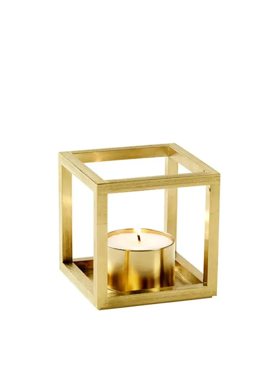 Kubus T Lysestage, sort fra<Audo Copenhagen New