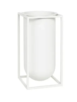Kubus Vase Lolo, hvid fra<Audo Copenhagen Best