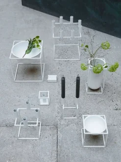 Kubus Vase Lolo, hvid fra<Audo Copenhagen Best