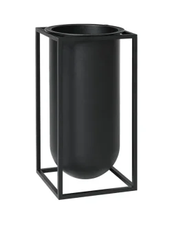 Kubus Vase Lolo, sort fra<Audo Copenhagen Sale