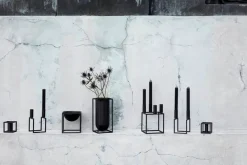 Kubus Vase Lolo, sort fra<Audo Copenhagen Sale