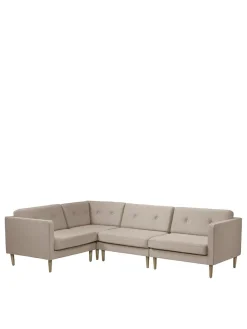 L42 Firhøj Hjørnesofa 4-Personers, beige fra<FDB Møbler Outlet