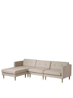 L42 Firhøj Sofa 3-Personers m. chaiselong, beige fra<FDB Møbler Outlet
