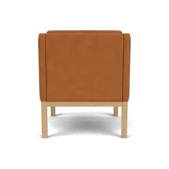 L46 MK155 lænestol, sort læder af Mogens Koch<FDB Møbler Sale