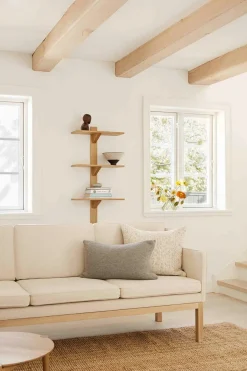 L43 MK46 Sofa, beige tekstil af Mogens Koch<FDB Møbler Best