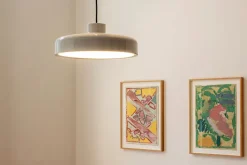 Lacquer pendant medium, grey fra<Nine Best