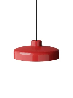 Lacquer pendant medium, red fra<Nine Hot