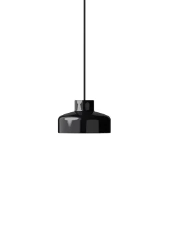 Lacquer pendant small, black fra<Nine Discount