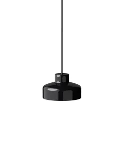 Lacquer pendant small, black fra<Nine Discount