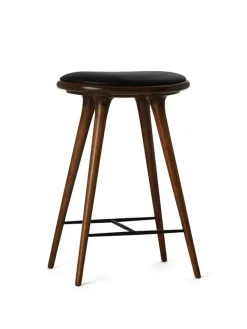 Lav barstol i sæbebehandlet eg fra<Mater New