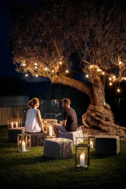 Lighthouse Lanterne, teak fra<Cane-line Hot