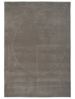 Lineal Poem Tæppe, Grey fra<Linie Design Sale