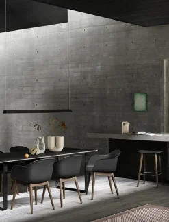 Linear Pendant Lamp 169,2 cm, black fra<Muuto Discount