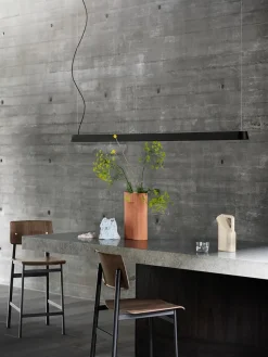 Linear Pendant Lamp 87,2 cm, grey fra<Muuto Sale
