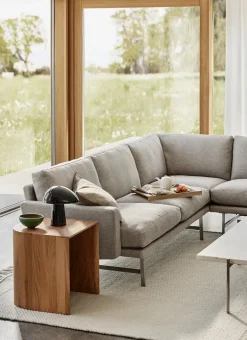 Lissoni PL115 Hjørnesofa, Clay 012 fra<Fritz Hansen Hot