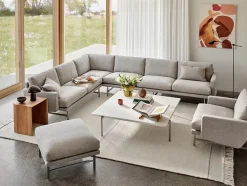 Lissoni PL115 Hjørnesofa, Clay 012 fra<Fritz Hansen Hot