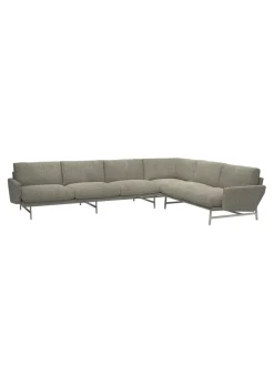 Lissoni PL117S Hjørnesofa, Moss 015 fra<Fritz Hansen Clearance