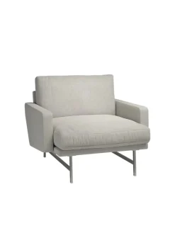 Lissoni PL111S Lounge Chair, Clay 012 fra<Fritz Hansen Outlet