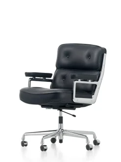 Lobby Chair ES 104 kontorstol, sort læder fra<Vitra Sale