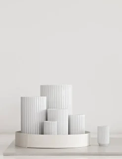 Lyngbyvasen i hvid fra<Lyngby Porcelæn Discount