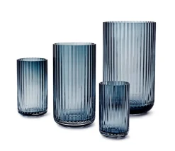 Lyngbyvasen i lilla, H20,5 cm fra<Lyngby Porcelæn Outlet