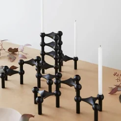 Lys i hvid til Nagel lysestage<STOFF Nagel Outlet