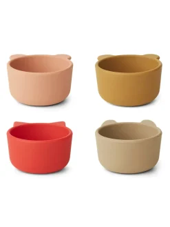 Malene silikoneskåle 4-pak, mustard fra<Liewood Sale