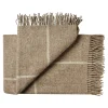 Mandø Plaid, oak brown fra<Silkeborg Uldspinderi Outlet
