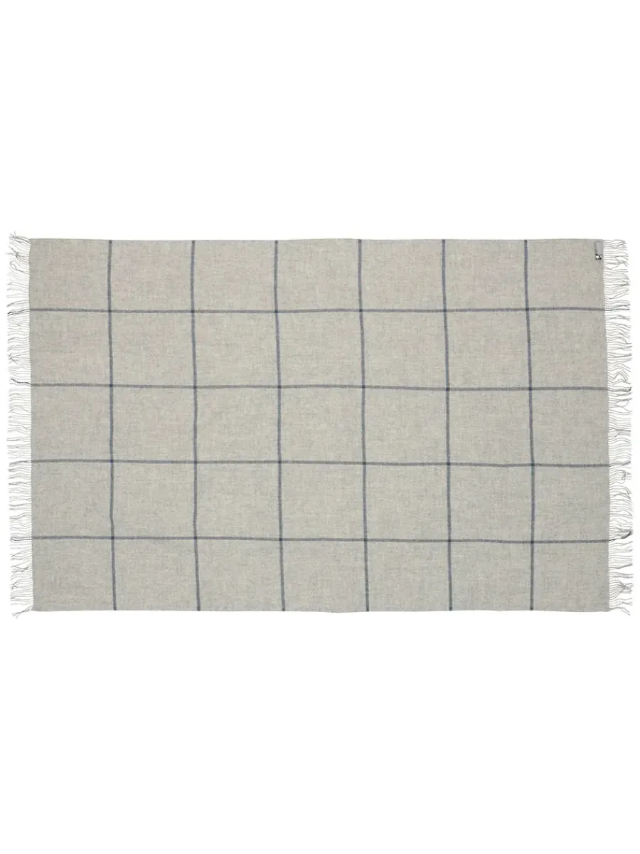 Mandø Plaid, oak brown fra<Silkeborg Uldspinderi Outlet