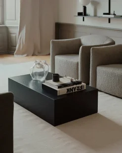 Mass Coffee Table High, black fra<New Works Sale