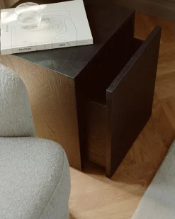 Mass Side Table, black fra<New Works New