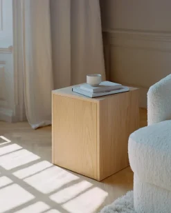 Mass Side Table, oak fra<New Works Hot