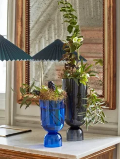 Matin Bordlampe, mirror plated base fra<HAY Discount