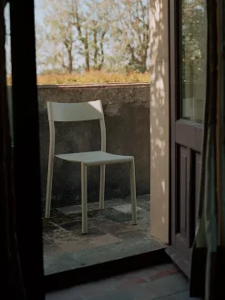 May Chair, light grey fra<New Works